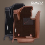 카마루 6D 듀라 코어매트 1열+2열 가죽 카매트 발판 깔판 전차종 : 자동차대장