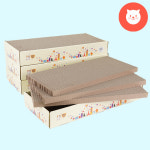 위드캣 알뜰 고양이 스크래쳐 평판형 3P 4개입 : 매일멍냥