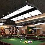 당구장 조명 무영등 체육관 램프 천장등 LED 당구실 세차장 : 더글로샵