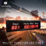 욕실시계 999 day23hours59minutes 59 초 led 타이머 카운트 다운 및 업 클록 HIT9 1R : 해외마켓메이트