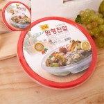 라타 원형 찬합 소 5칸 반찬용기 야외도시락 소풍도시락 : 구타상점