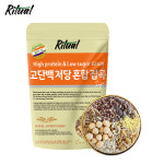 리투알 고단백 저당 혼합 잡곡 소프트 1kg 귀리 현미 수수 렌틸콩 기장 찰보리 카무트 파로 병아리콩 : Deepth