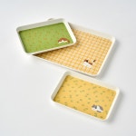 [모던하우스] L 뚱냥이 들꽃 트레이 S 2개+M 1개 SET / NK2625011 : 2001 중계점 모던하우스