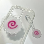 [행운상인]나루토마키 키링 스마트톡 그립톡 오뎅 음식 모형 레진 y2k 핸드폰줄 열쇠고리 : 행운상인