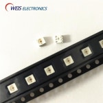 LY G6SP 3528 노란색 SMD LED PLCC-6, 일반 음극 정품, 590nm, 140mA, 2.25V, 0.5W14lm, 100 개 : 퀀텀트레이드