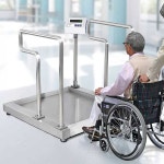 휠체어 저울 장애인 대형 요양 병원 검진 투석 측정계 복지관 : 아이러브직구1
