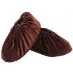 신발 커버 가정용 면직물 10쌍 세탁 가능 미끄럼 방지 두꺼운 내마모성 플란넬 천 모델룸 : 직구외길인생