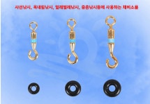 신태양상사 STS-1226 오픈 스위벨 1.15g (소) 중층낚시 채비 민물낚시소품 : 계룡낚시
