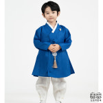 남아한복 파랑 동다리 봄 야외촬영 형제룩 돌잔치 1-8호 : 도토리한복