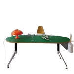 테이블 4인용 다이닝테이블 화이트 통나무 가장자리 타원형 100x50x75cm : 바로직구 4호점