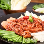 무항생제 국내산 유황오리 주물럭 1Kg 고추장양념 : 우디아이랜드