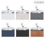욕실 화장실 수납장 세면대 심플 벽걸이 하부장 (도기) 히든바스 : 예스365스토어