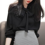 여자셔츠 27 블랙 S 40-47kg : 헤이페페