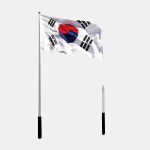 안테나 접이식 인솔자 시위용 태극기 깃대 깃발 제작 : 태극기 깃발제작 플래그샵