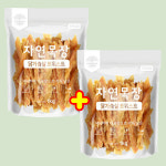 자연목장 1kg + 1kg 강아지 대용량간식 닭고기 오리고기 : 춘삼이펫