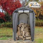 CNK 조립식 천막 창고 이동식 보관함 자전거 오토바이 바이크 차고 CK-B02, 그레이 : 와툴