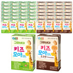 그린비아 키즈모아 (2가지맛 혼합) 150ml 48팩 성장기 어린이 영양식 : 더케어