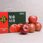 청송 네자매 사과 꿀 부사 홍로 골드 피치애플 프리미엄 선물세트(2.5KG) : 오늘신선