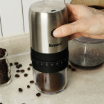 커피그라인더 무선 원두 40단계 분쇄기 전동 가정용 휴대용 자동 : 다씀