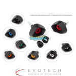 에보텍 이탈리아 야마하 R1 15-23 충격 방지 프레임 슬라이더 (너트 색상옵션 : 레드, 블랙, 블루, 그린, 오렌지, 골드, 실버, 티타늄)... 