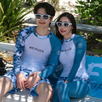 래쉬가드 세트 커플 여성 수영복 래쉬가드 5종세트 레터링 스타 : 프레티코스