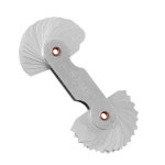 반경 템플릿 R 게이지 R1 6 5 플레이트 필렛 외부 내부 오목 볼록 측정 도구 7 14 15 25 26 80 : 다양한종합몰