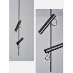 모던 천장 조명 램프 40X20 로즈골드 레스토랑 36CM 트래버틴 복도 비비아 비품 싱글헤드D250xH1570MM : 나돈스토어