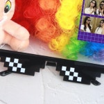 무테 인싸 픽셀 선글라스 안경 생일 선글라스 픽셀 : 이주의 아이템