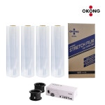 오공 스트레치필름 공업용랩 12mic X 350m 4롤 : 주식회사 나라벨트