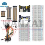 스틸엣지 MB 102 MB102 브레드보드 400 830 포인트 무납땜 PCB 브레드 보드 테스트 라인 DIY 개발 ARDUINO 실험실 SYB 10CM FF : 올인직구