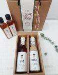 꼬순네 국산 참기름 들기름 180ml 2구 선물세트  통참깨 저온압착 : 꼬순네 방앗간