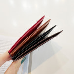 가죽공방 이니셜각인 남여공용 슬림 카드지갑 10 20 30대 학생 교통카드지갑 선물포장 : 리아씨네 지갑공장