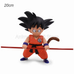 20CM 몽키 액션 선물 PVC 드래곤볼 피규어 동상 귀여운 모델 크리린 손오공 : 세계대륙