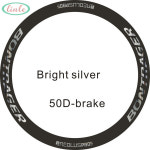 로드 바이크 림 데칼 장식 필름 자전거 휠 데칼 사이클링 700c 50mm 휠 스티커 세트 당 2 바퀴 : 정보탑