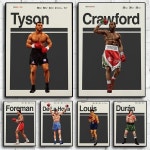 Canelo Alvarez 포스터 미적 복싱 벽 예술, 중앙 세기 현대 장식, 선물, 방 완벽한 : iconic shop