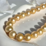 고급스러운 볼드 남양 골드 해수13-10.4mm 진주목걸이 : 펄마켓