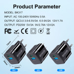 탑굿 EU 2 맥스 충전기 KR 여행 25W 프로 포트 휴대폰 14 15 USB 16 어댑터 포코 C 고속 원플러스 플러그 PD 미니 USLION BLACK US... 