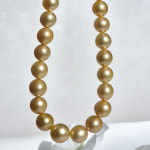 고급스러운 볼드 남양 골드 해수13-10.4mm 진주목걸이 : 펄마켓