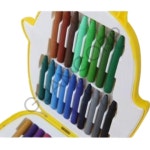 구암코 24색 크레용 유치원크레파스 어린이크레파스세트 아기크레용 : 구암코퍼레이션