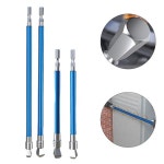 전기 렌치 커넥팅 로드 슬리브 익스텐션 육각 핸들 스퀘어 조인, 드릴 래칫 벤딩 : 블루ON