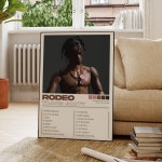 모던 트래비스 스콧 앨범 아트 커버, 음악 랩, 벽 캔버스 페인팅 포스터, 거실 홈 데코, 3 개/세트 : iconic shop