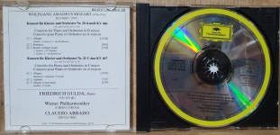 104 - 1) 중고 개봉 CD / MOZART: KLAVIERKONZERTE NR.20&21  GULDA/ABBADO : 우리종합컬렉션