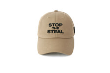 STOP THE STEAL 모자 스탑더스틸 모자 STS 볼캡 베이지 : 멸공상점