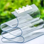 세차장 가게 입구 방진 단열 도어 PVC 에어커튼 문발 초투명 백색 1.5MM 폭15cm 높이1.9m : 대륙의모든것