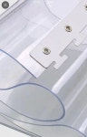 세차장 가게 입구 방진 단열 도어 PVC 에어커튼 문발 초투명 백색 1.5MM 폭15cm 높이1.9m : 대륙의모든것