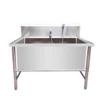 스텐 강아지 목욕탕 애견카페 샤워 대형 반려견 세척 1. 120x70x90 깊이 50 : 모두모아컴퍼니