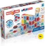 Geomag 스위스 지오맥 매직큐브 워드빌딩 (16큐브 63클립) 단어빌딩 알파벳공부 : 유얼쇼퍼