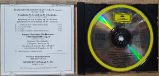 104 - 1) 중고 개봉 CD / MENDELSSOHN: SYMPHONIE NR.3 SCHOTTISCHE : 우리종합컬렉션
