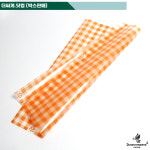 U2535O 유산지 노루지 (오렌지 체크) 25x35cm 샌드위치 토스트 포장지 x5000개 : 더싸게닷컴