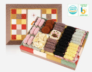 농업회사법인 주식회사 서산반양골전통생강한과 | 서산생강한과 선물용 2호(1.2kg) 산자 찹쌀유과 수제 한과선물세트 : 싱싱마루